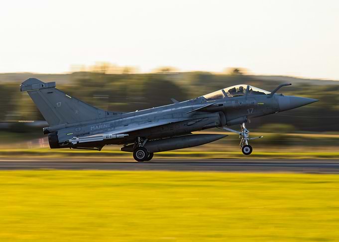 Dassault Rafale Marine afterburner