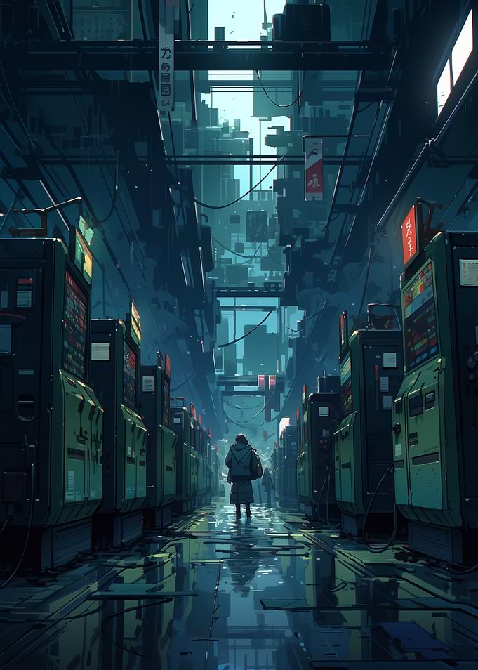 Cyberpunk Alleyway