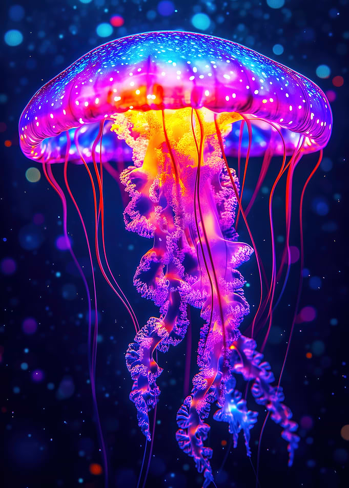 Neon Jellyfish