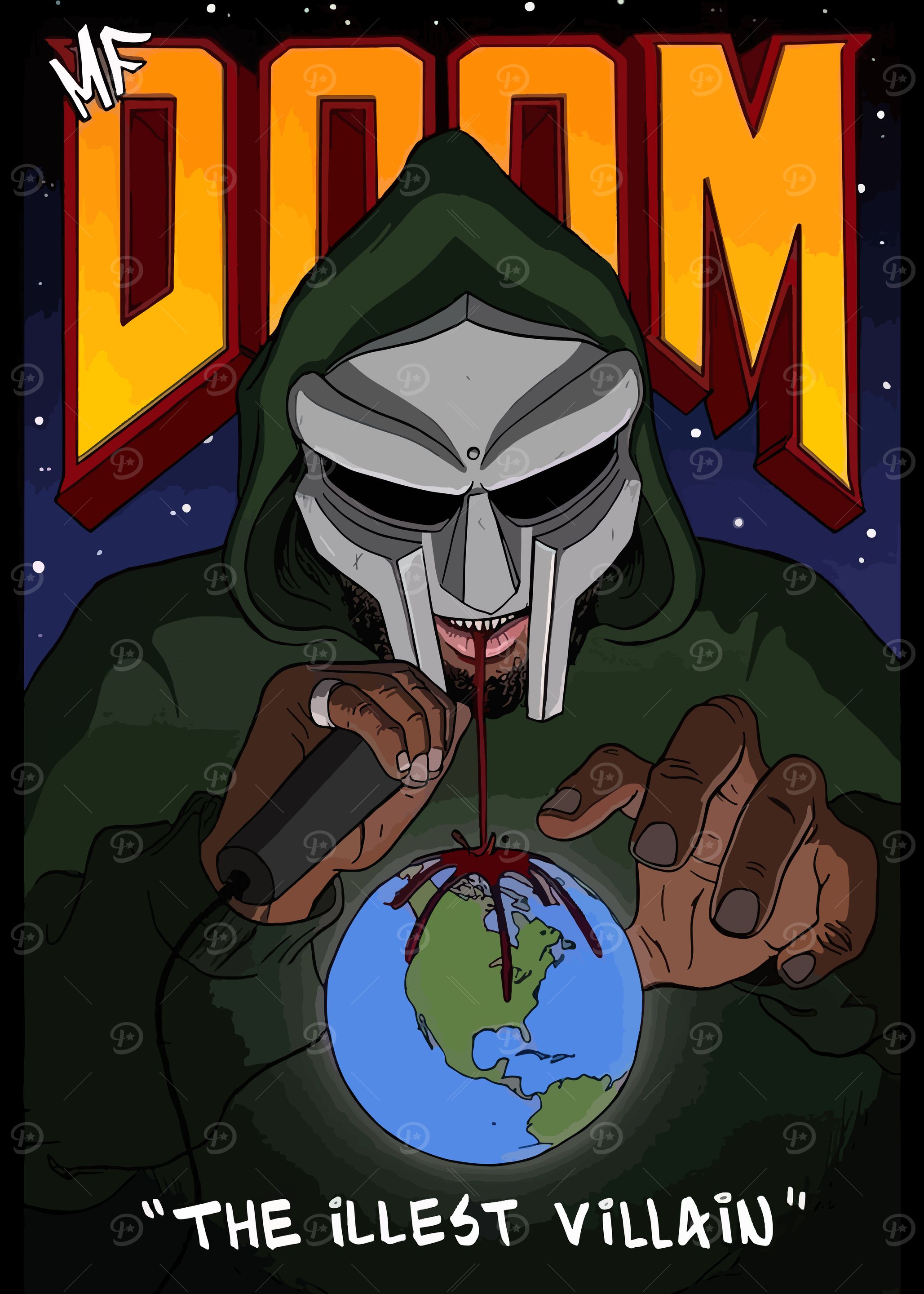 MF DOOM Villain Poster
