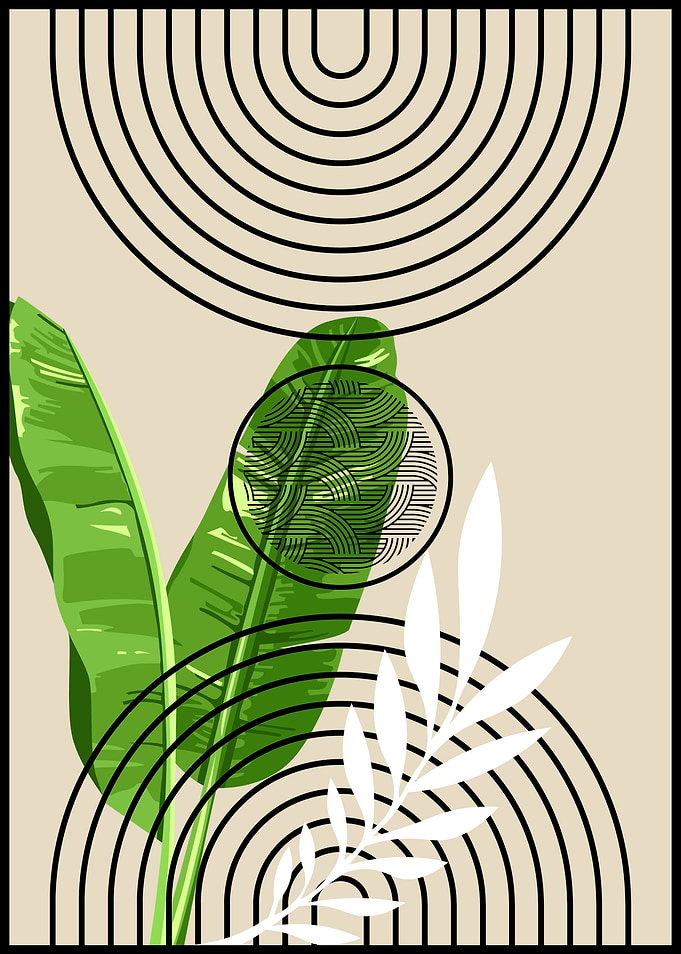 Tropical Abstract Art