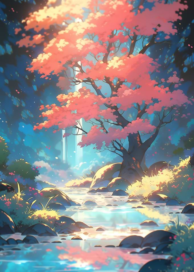 Tranquil Forest Stream