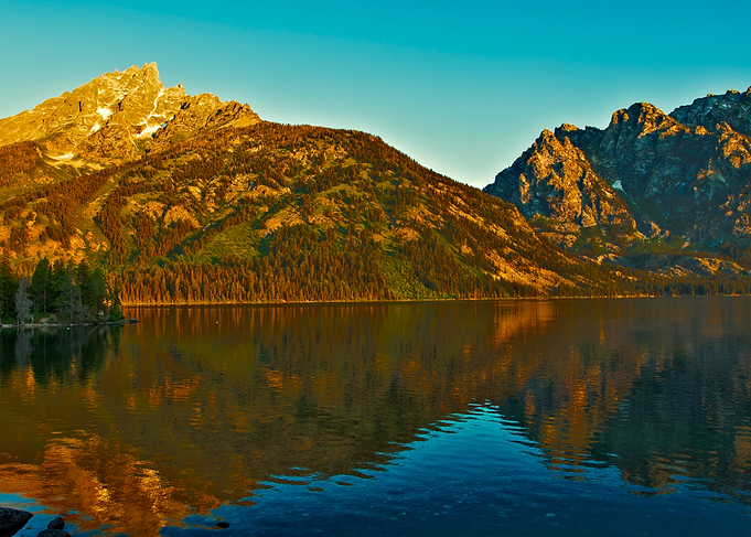 Sunrise at Jenny Lake, Grand Tetons National Park