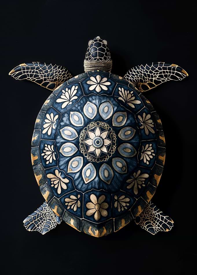Ornate Turtle Shell