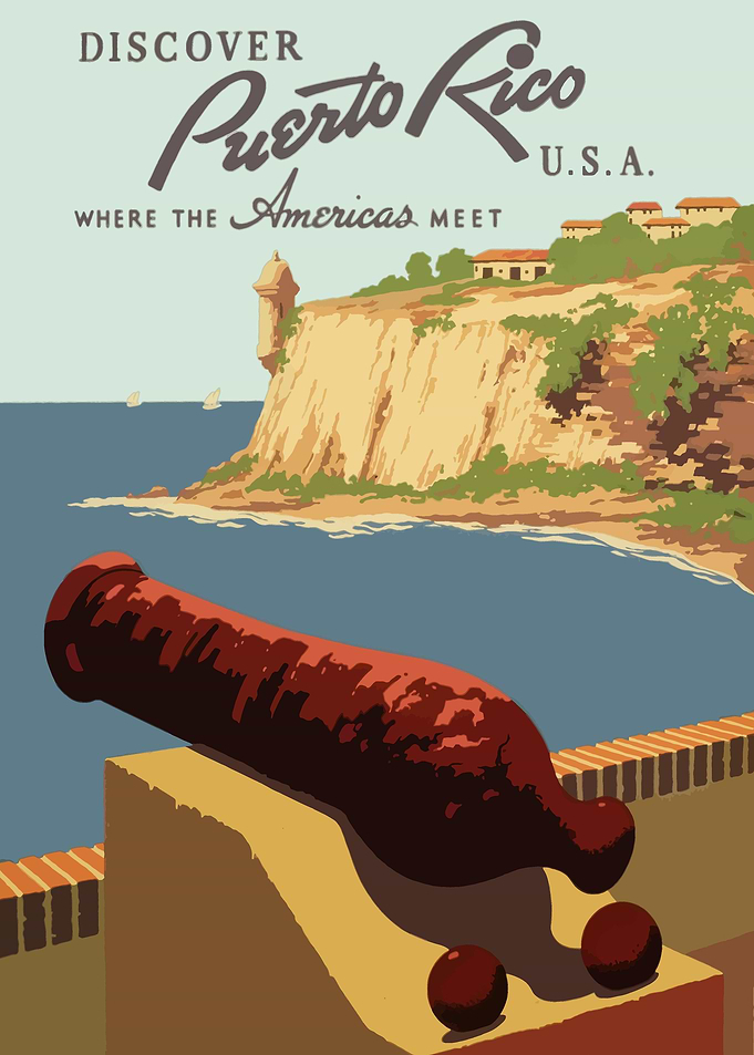 Puerto Rico Travel Poster