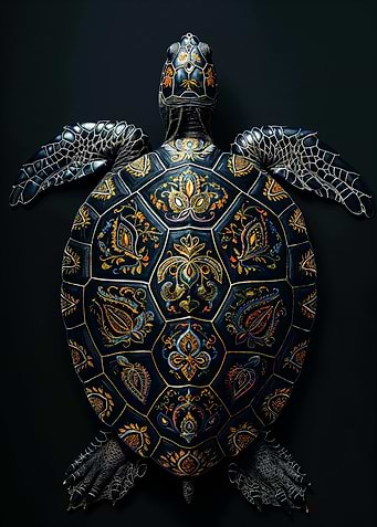 Ornate Turtle Shell