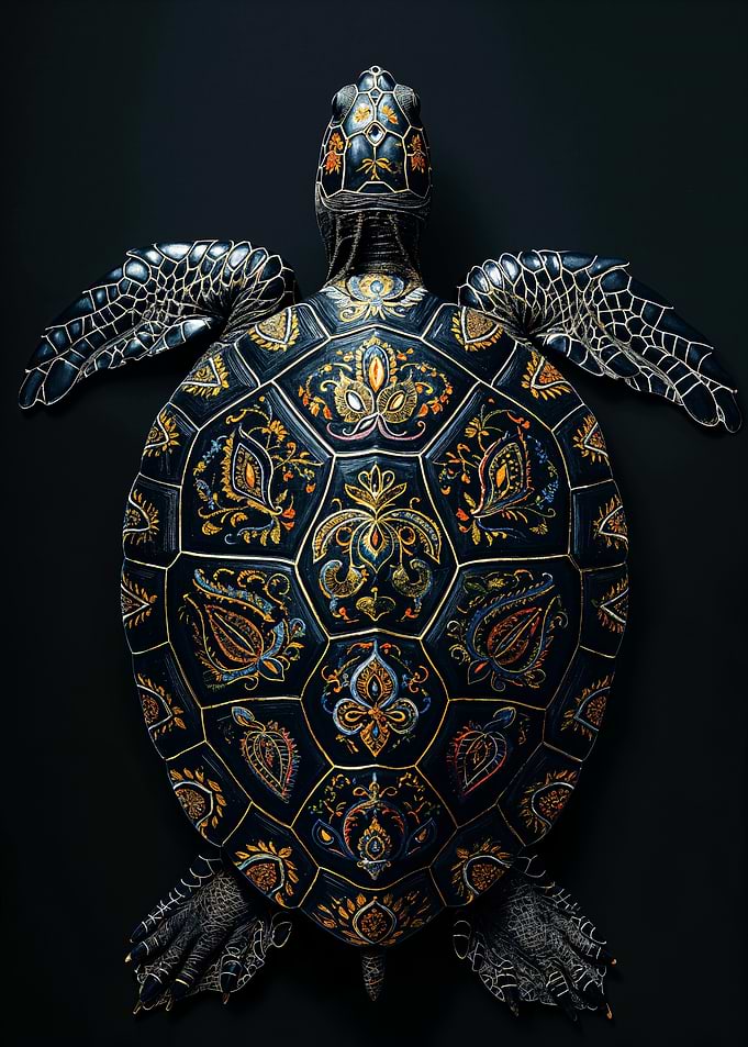 Ornate Turtle Shell