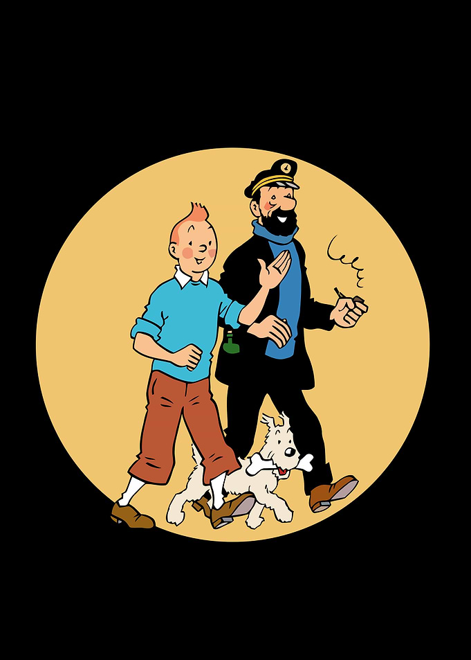 Tintin and Captain Haddock