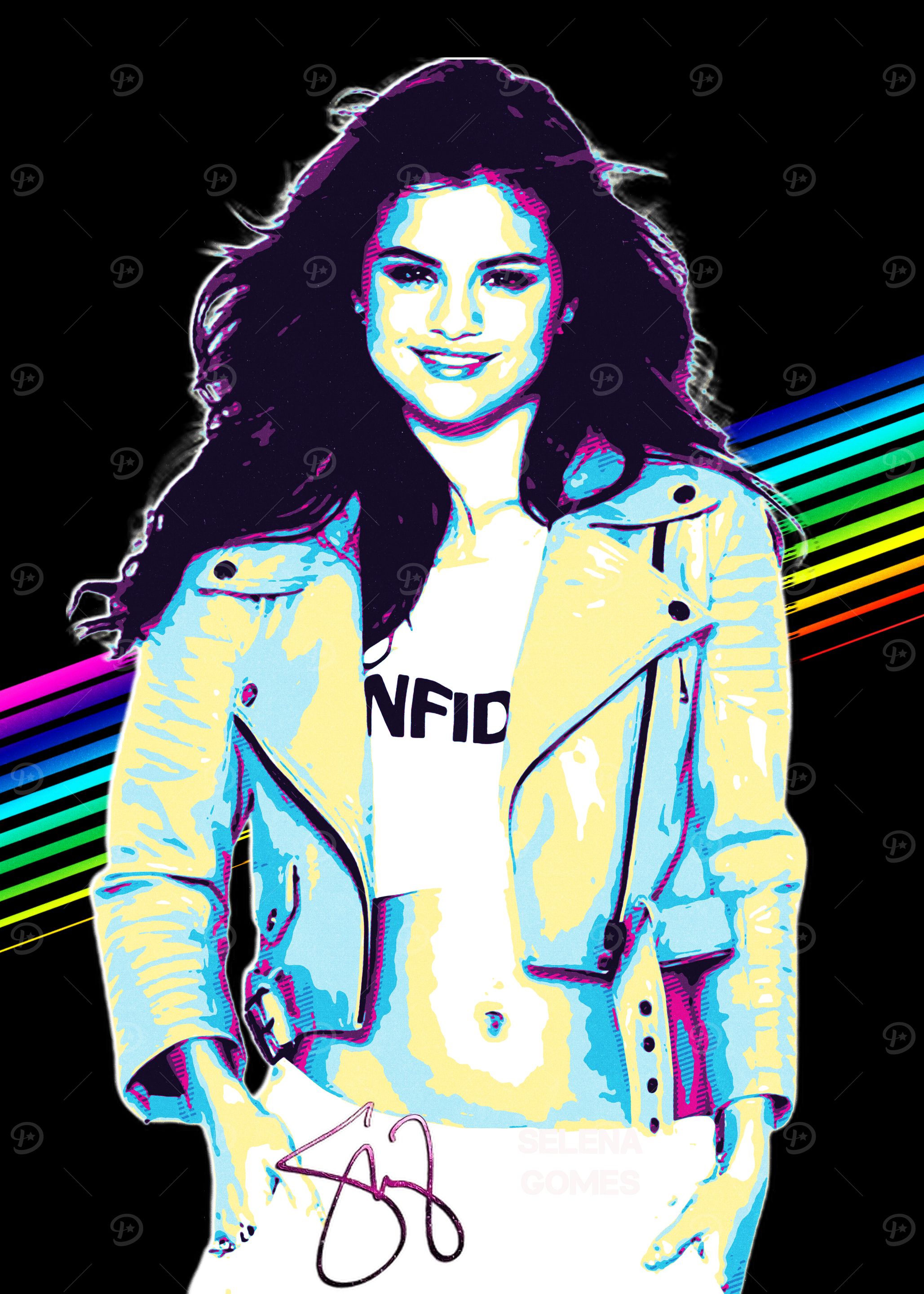 Selena Gomez Pop Art
