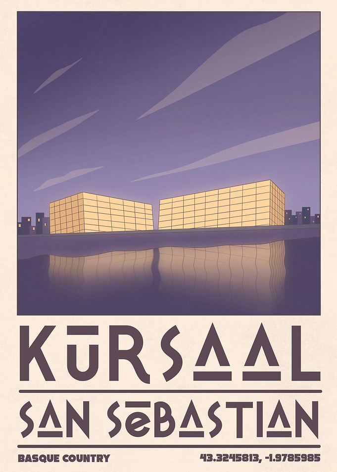 San Sebastian Kursaal Poster
