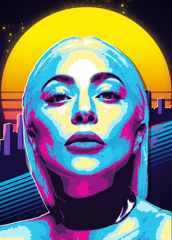Lady Gaga Retro 80s