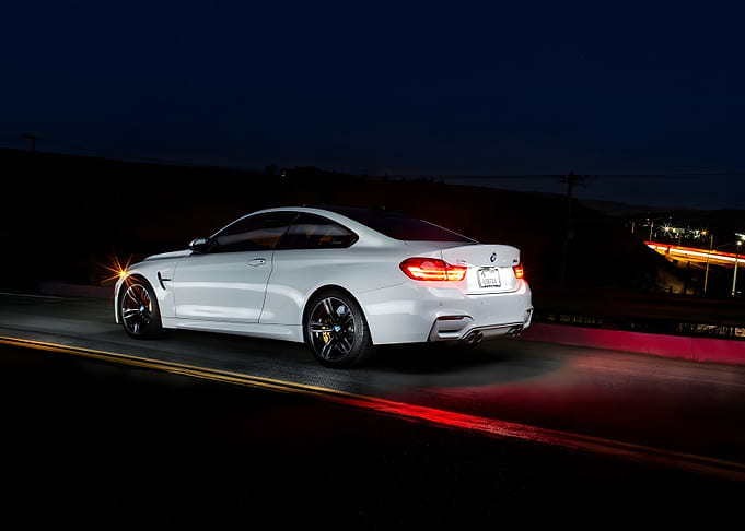 White BMW M4 Coupe