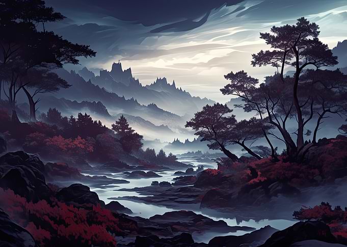 Misty Mountain River