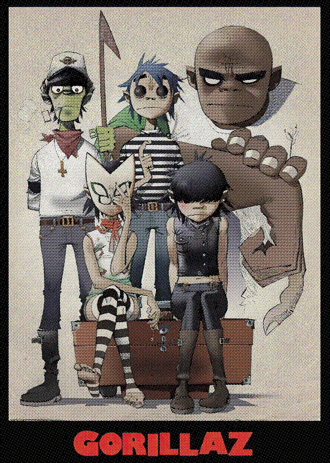 Gorillaz Band Poster