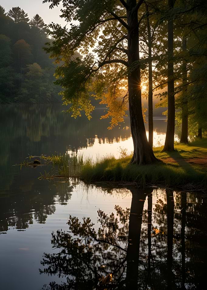 Sunrise Lake Reflections