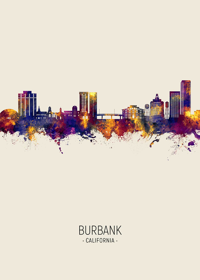 Burbank Skyline California