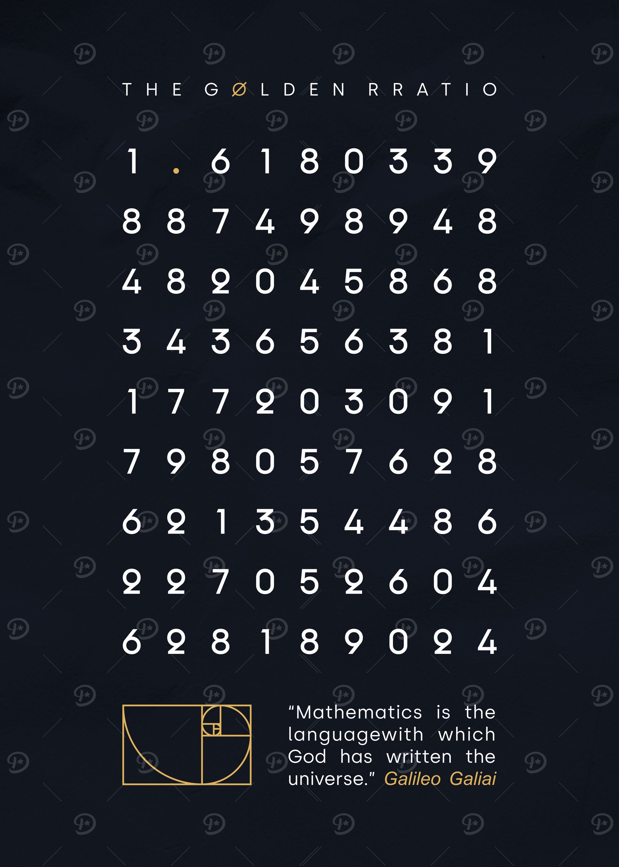 Golden Ratio Poster