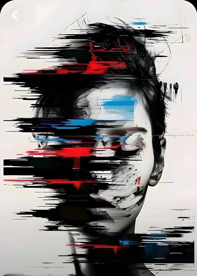 Glitch Art Portrait