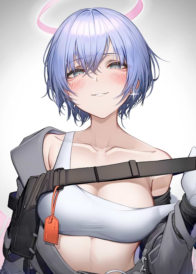 Anime Girl with Halo