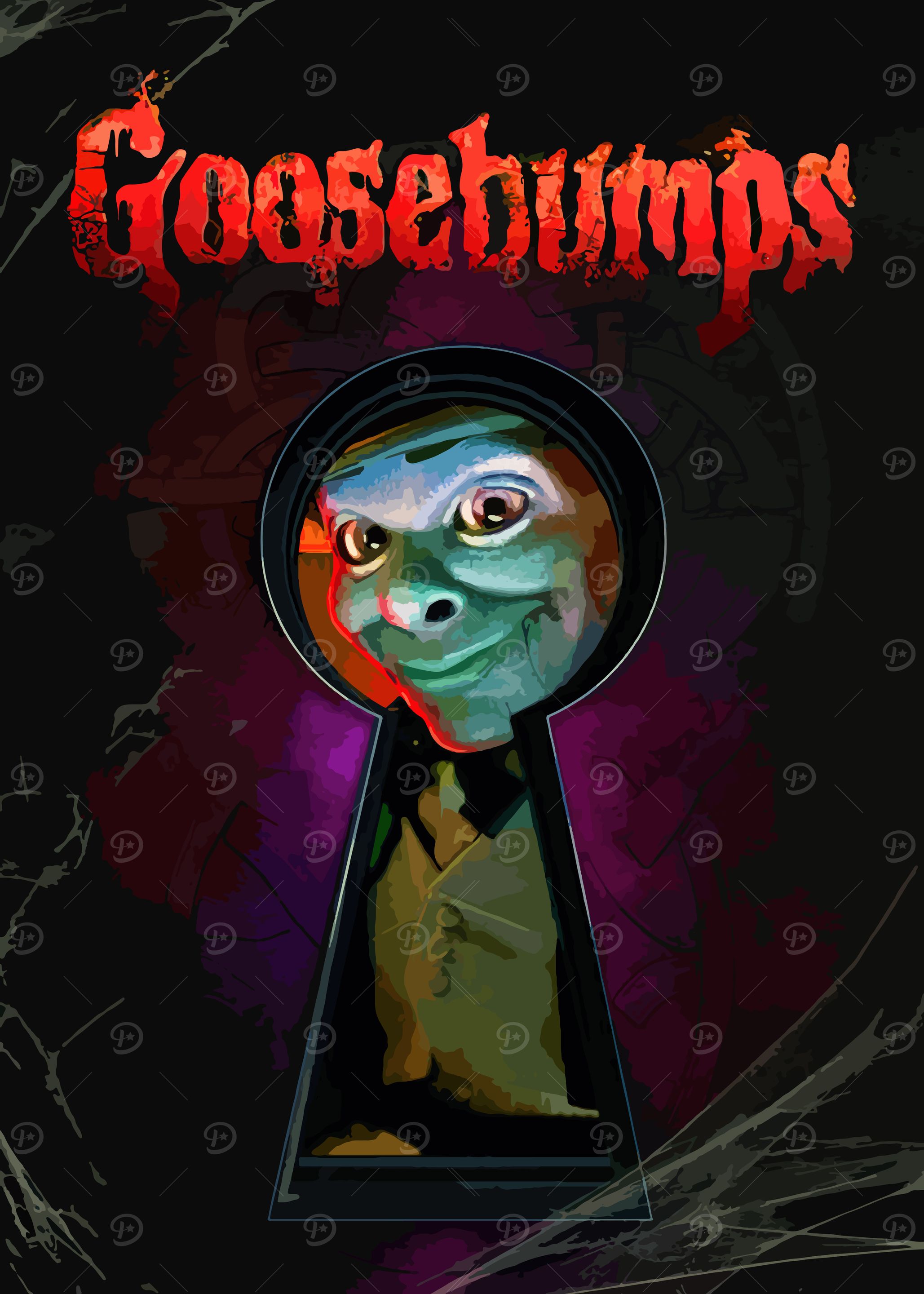 Goosebumps Keyhole Poster