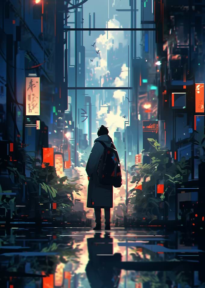 Cyberpunk Cityscape
