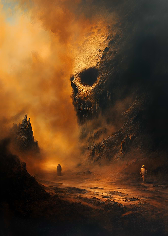 Skull Mountain Landscape