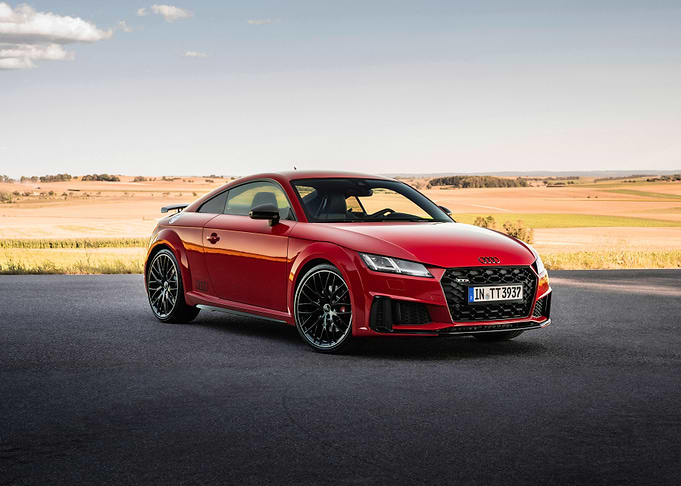 Red Audi TT Coupe