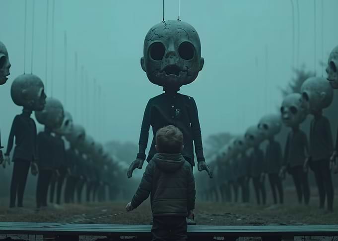 Creepy Puppet Figures