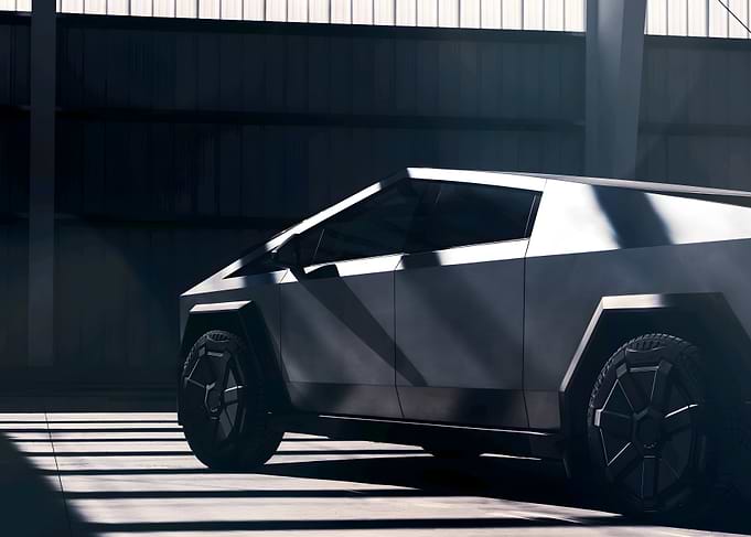 Tesla Cybertruck Side View