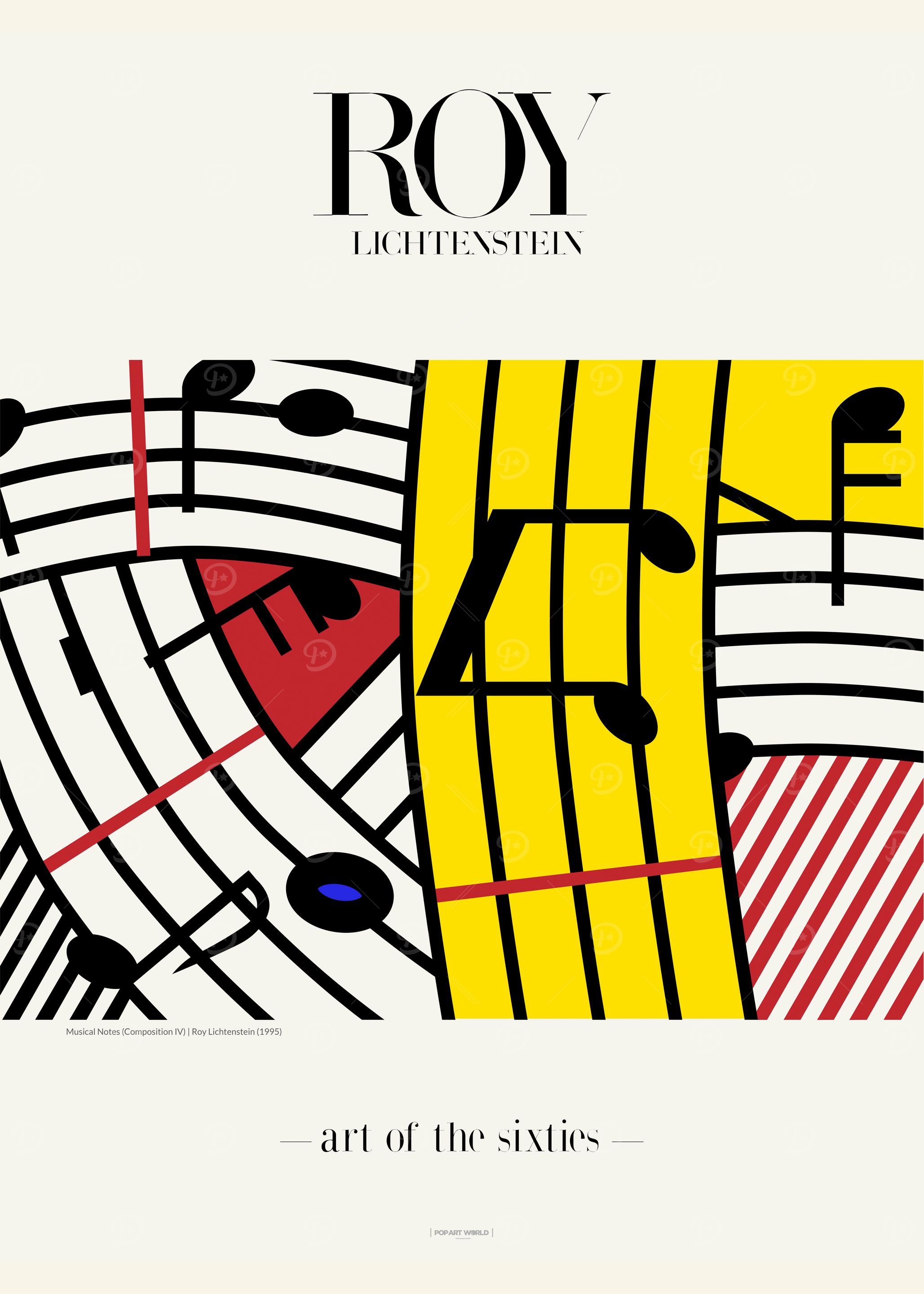 MUSICAL NOTES POSTER