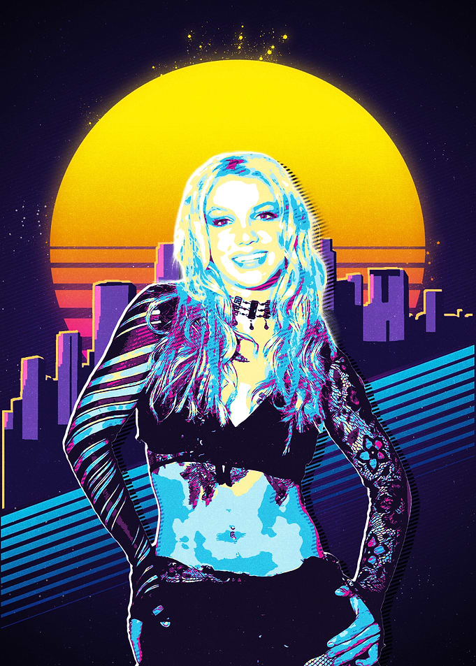 Britney Spears Retro 80s
