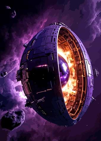 Space Station Explosion