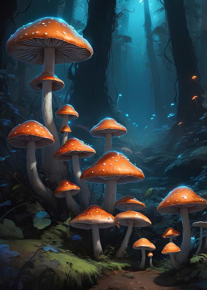 Enchanted Mushroom Forest A