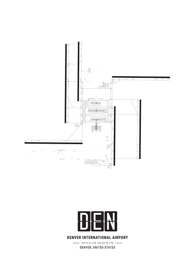 Denver Airport Layout