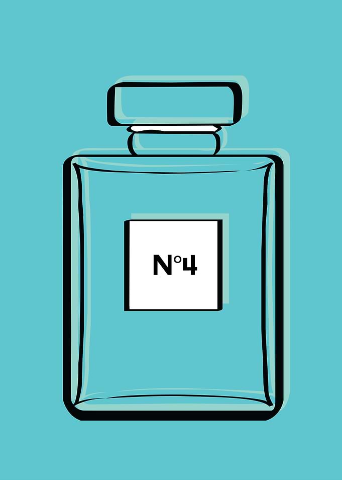 Chanel No. 4 Perfume Bottle
