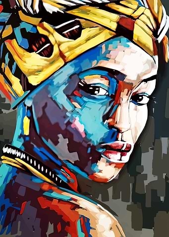 Woman in Headscarf