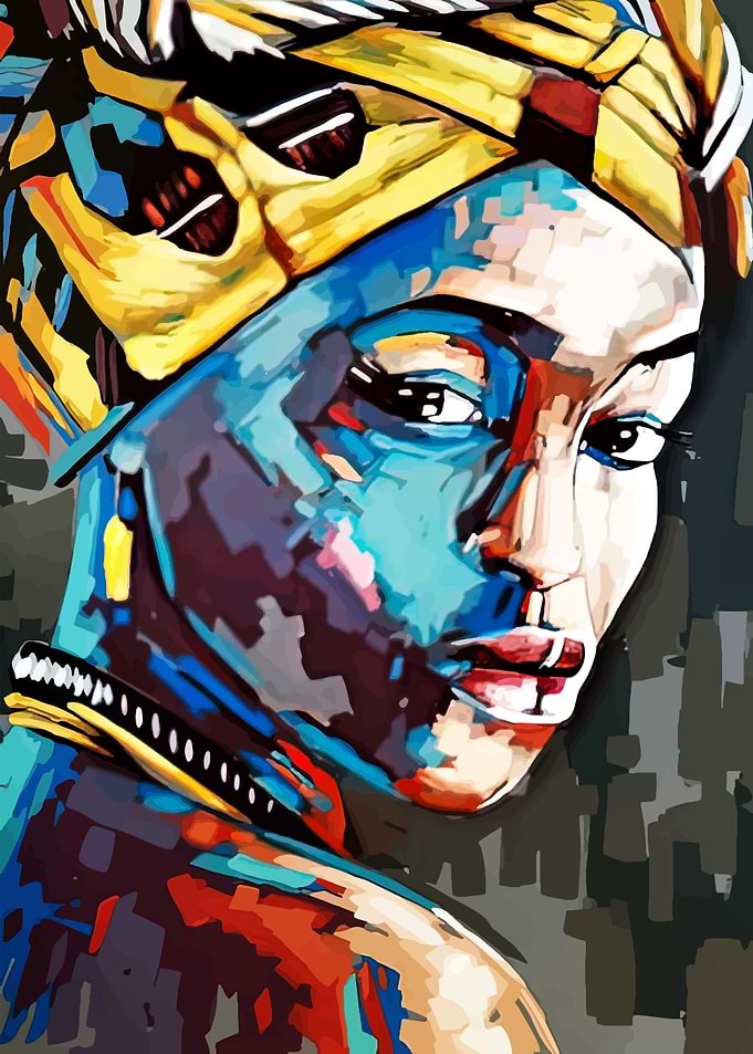 Woman in Headscarf