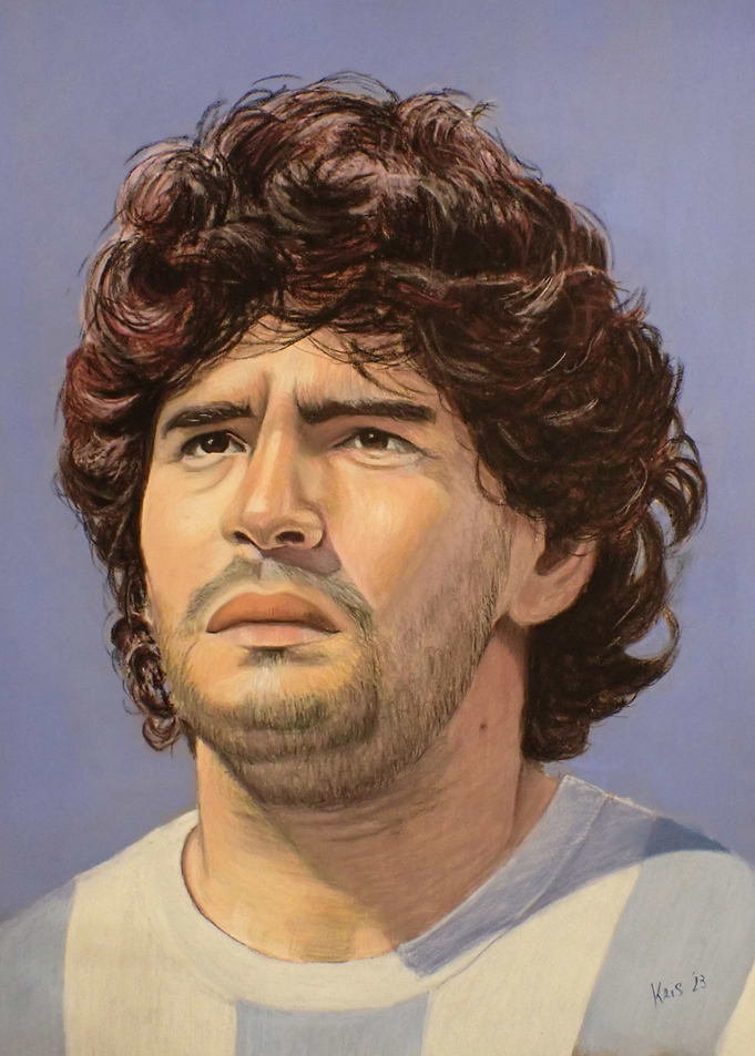 Diego Maradona Portrait