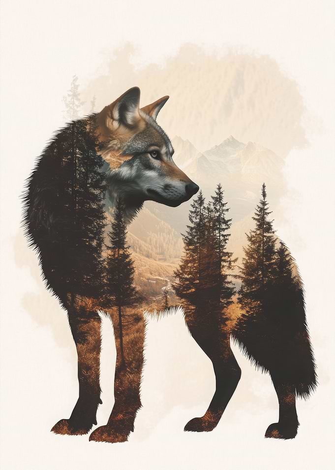 Wolf in the Forest