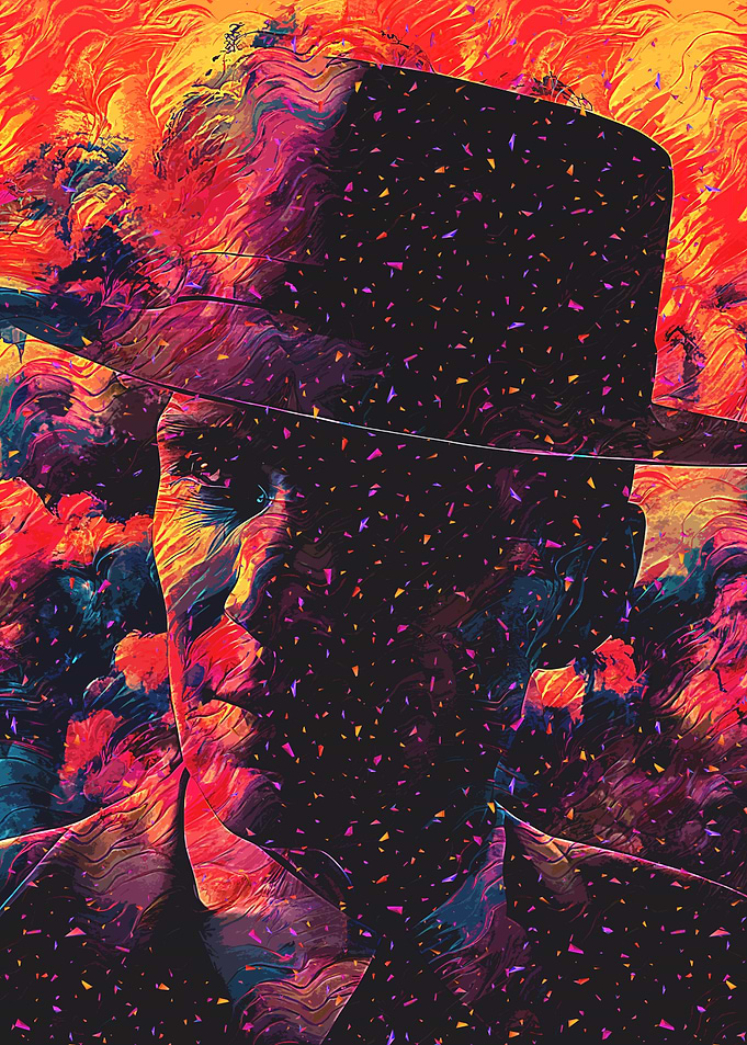 Abstract Portrait with Hat