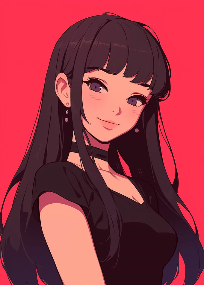 Anime Girl Portrait