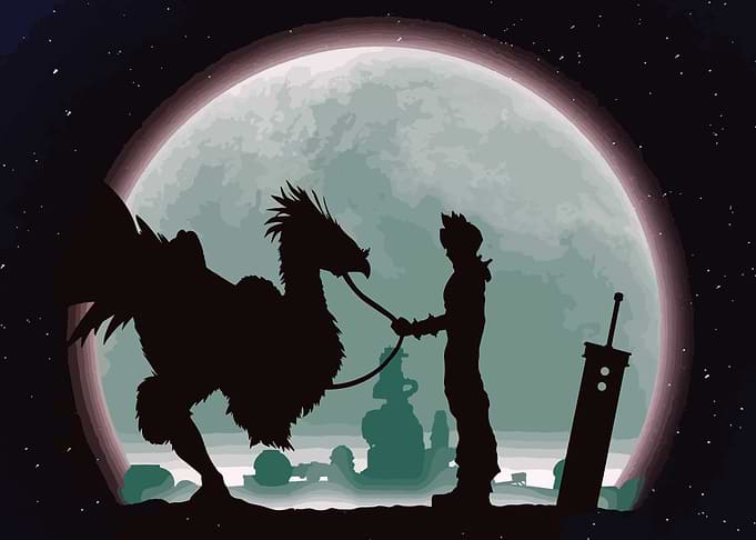Final Fantasy VII Chocobo & Cloud