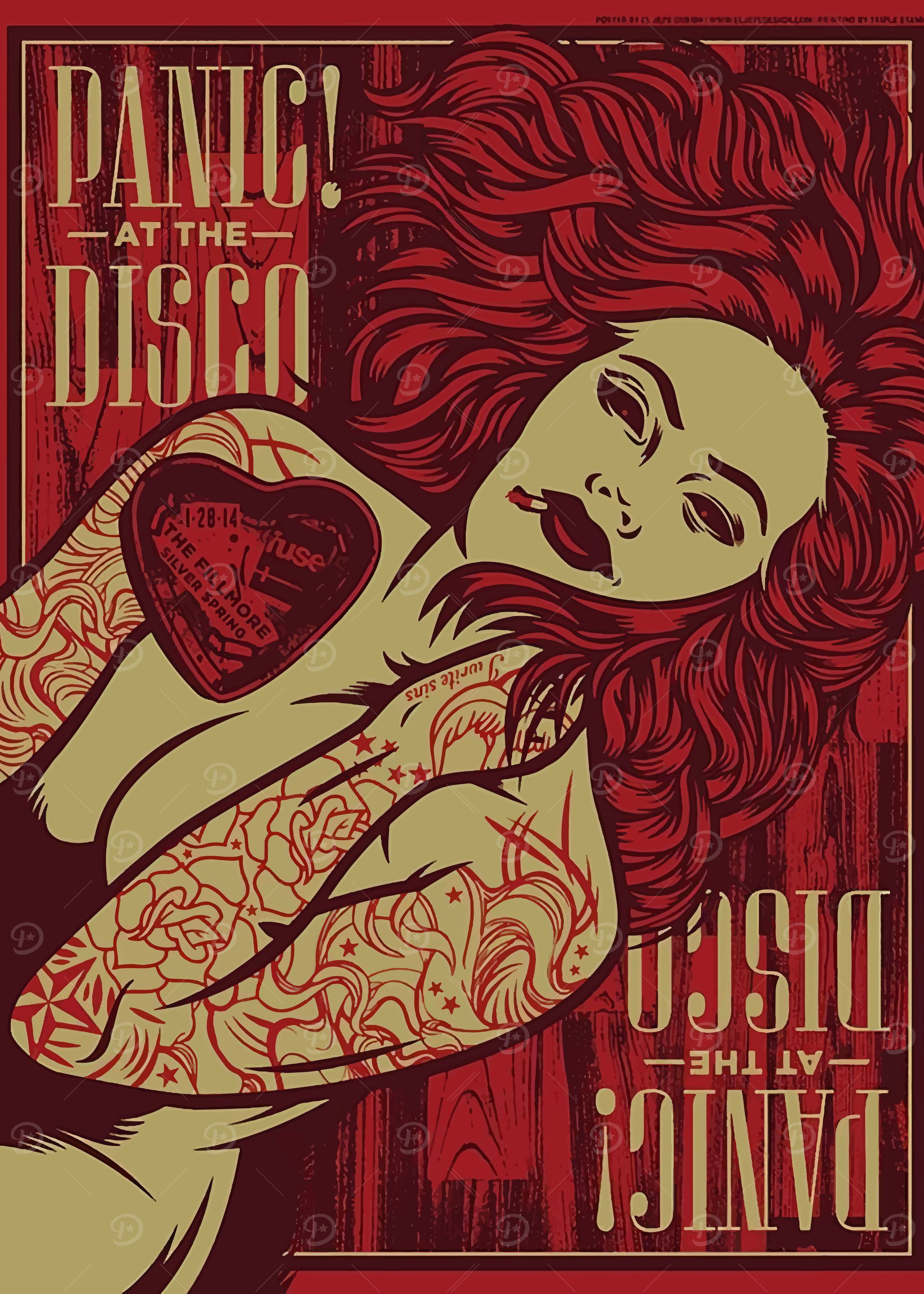 Panic! At The Disco Concert Poster