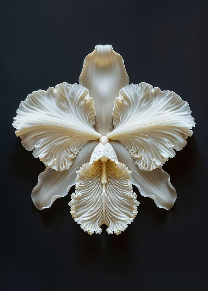 White Orchid Close-Up