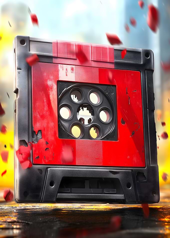Red Cassette Tape