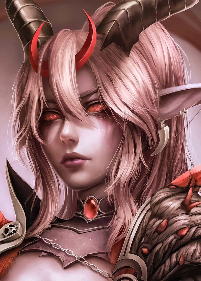 Pink-Haired Demoness