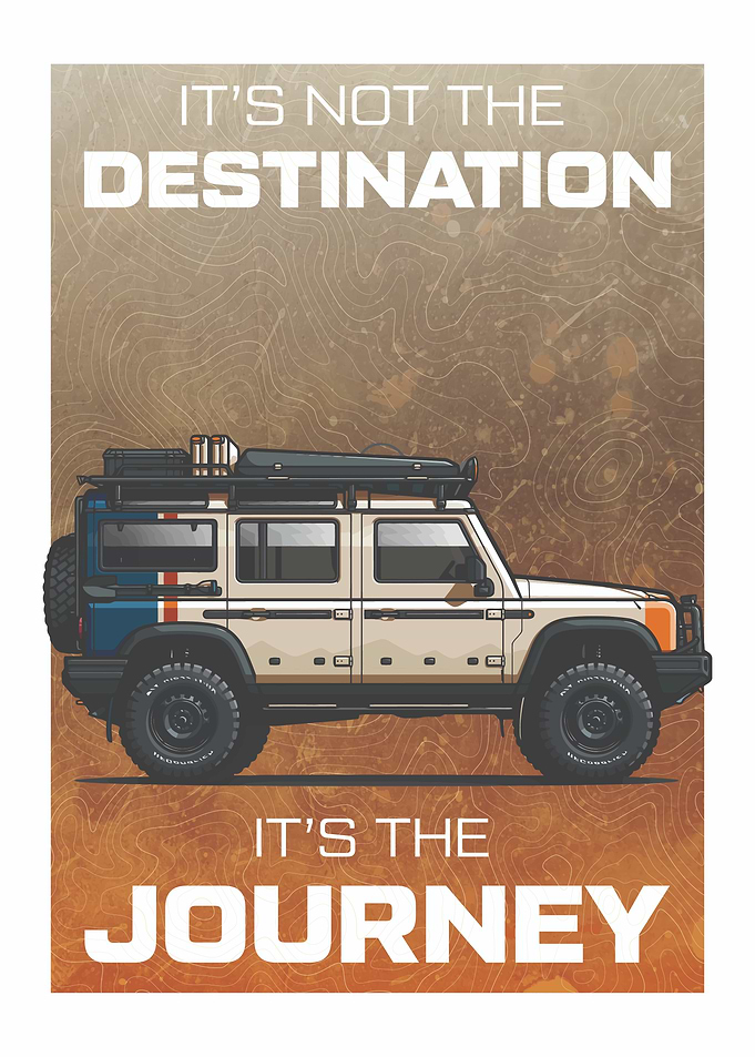 Overland Off-Road Expeditions Poster