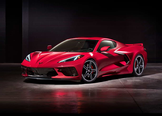 Red Corvette Sports Car
