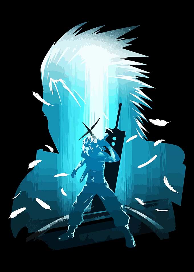 Cloud Strife Silhouette