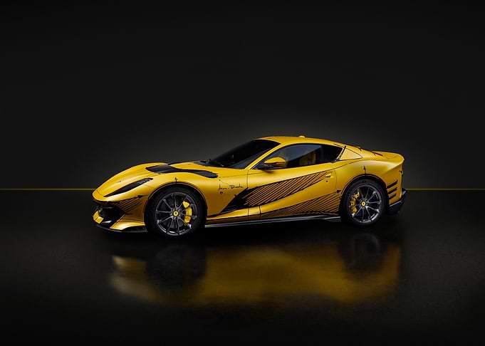 Yellow Ferrari SF90 Stradale